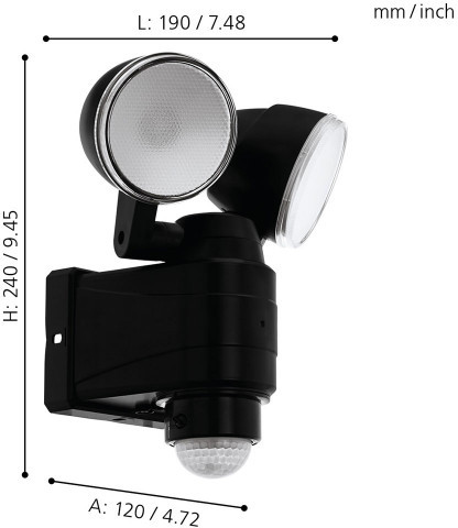 Прожектор уличный Casabas 98189 Eglo