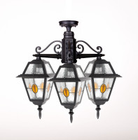 Потолочный светильник уличный FARO lead GLASS 91170A/3 lgY Bl Oasis Light