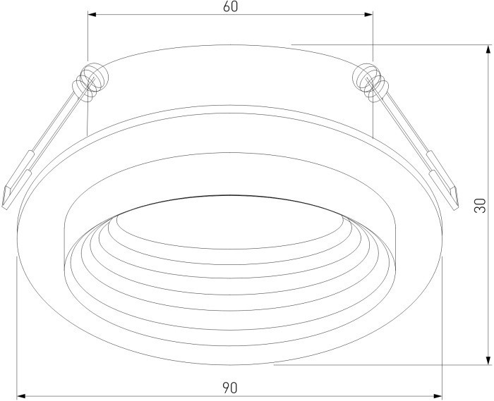 Точечный светильник Senso 25007/01 Elektrostandard