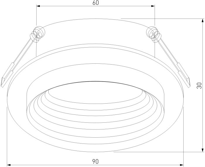 Точечный светильник Senso 25007/01 Elektrostandard