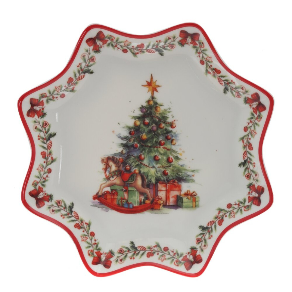 Блюдо, L18 W18 H2 см