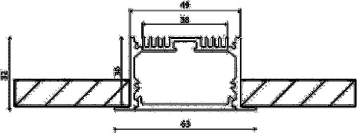 Профиль LE LE.6332-R DesignLed