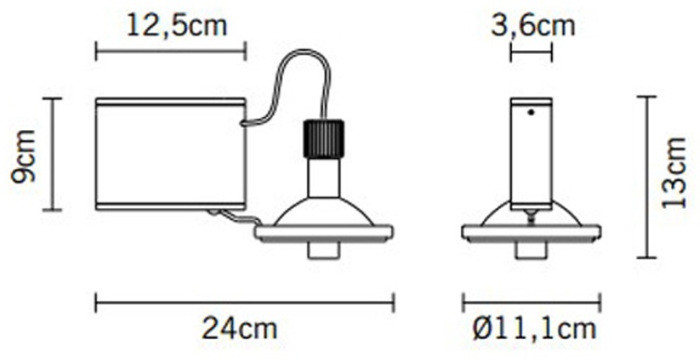 Настенно-потолочный светильник Orbis D70G0915 Fabbian