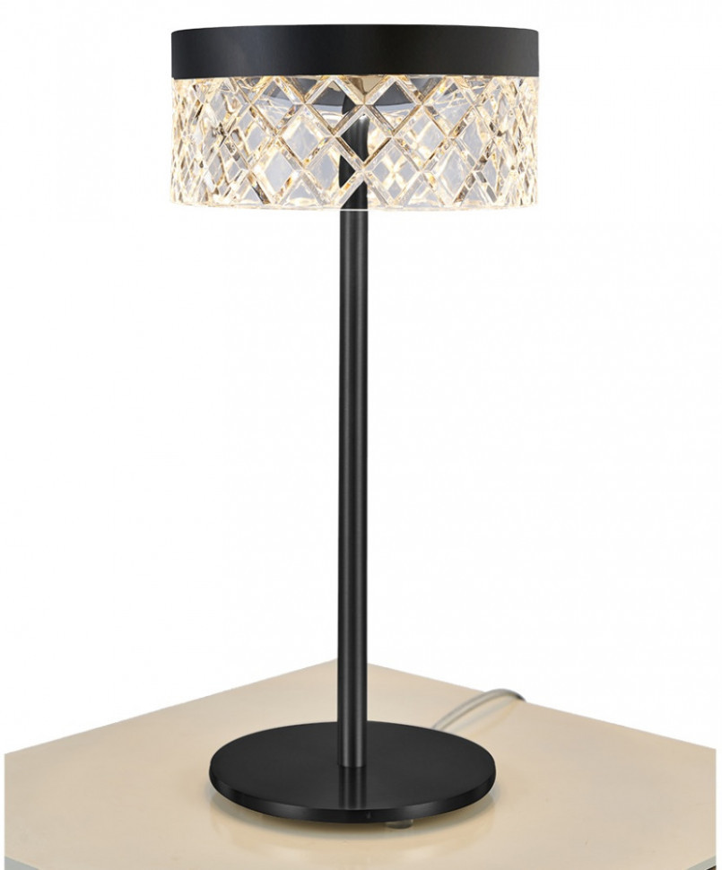 Интерьерная настольная лампа Diamond cut MT21020075-1A matt black DeLight Collection