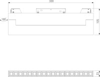 Трековый светильник Slim Magnetic 85209/01 Elektrostandard
