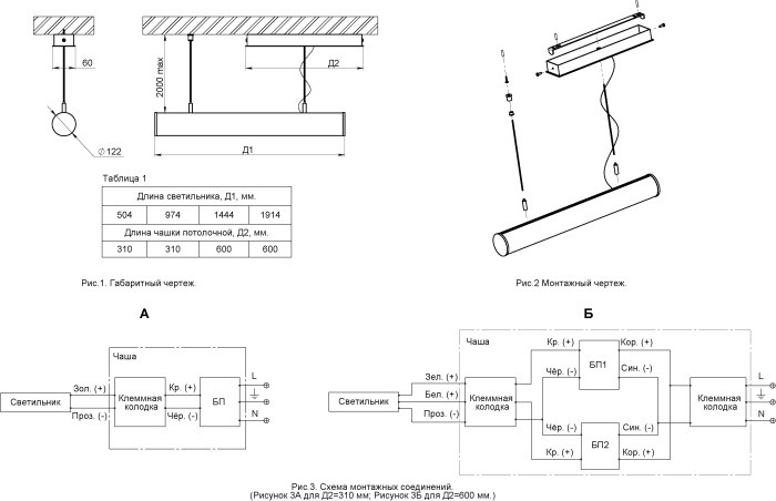Подвесной светильник Бриг 12 CB-C0403062 Светон