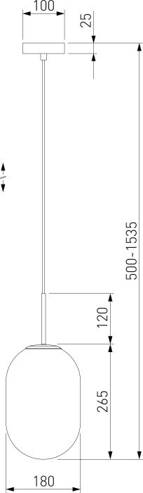 Подвесной светильник Loona 60161/1 латунь Eurosvet
