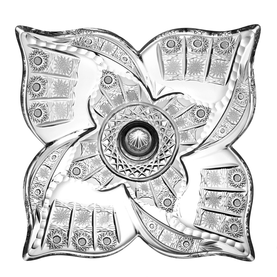 Блюдо квадратное н/н 42,5см."Хрусталь 63773"