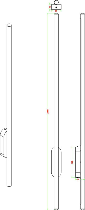 Настенный светильник Glaze ZRS.1178.17 Zortes