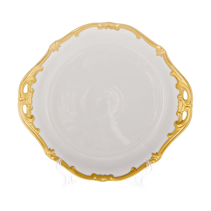 Блюдо круглое с ручками 28см."Престиж"