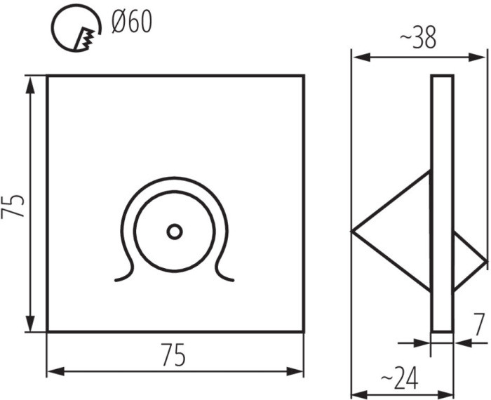 Подсветка для лестниц и ступеней MEFIS 32497 Kanlux