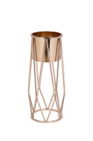 Подставка под цветы золотая