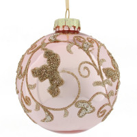 Украшение новогоднее "Шар", D 8 см, L8 W8 H10 см