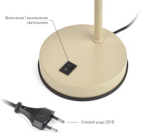 Офисная настольная лампа  N-117-Е27-40W-BG ЭРА