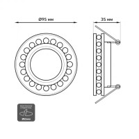 Точечный светильник Backlight BL046 Gauss