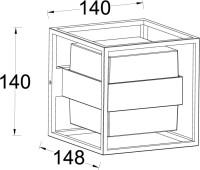 Настенный светильник уличный BRISBANE LED W1992 Gr Oasis Light
