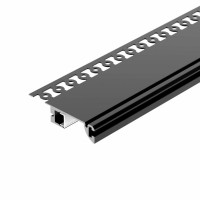 Профиль встраиваемый Arlight PLINTUS-FANTOM-L-2000 BLACK 041213 Профиль встраиваемый Arlight PLINTUS-FANTOM-L-2000 BLACK 041213