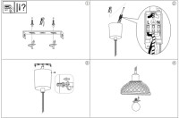 Подвесной светильник Lugano LUGANO SP1 D18 Ideal Lux