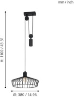 Подвесной светильник Winkworth 43437 Eglo
