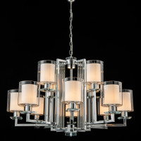 Подвесная люстра King RM6201-8+4 CR+CL iLamp