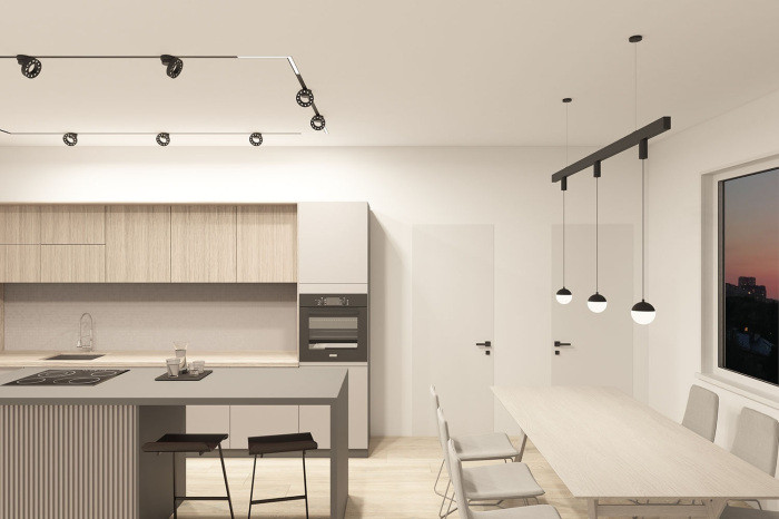 Трековый светильник SMART GRILL DK8030-BK Denkirs