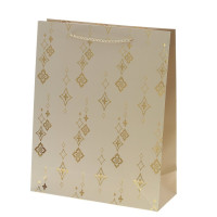 Пакет подарочный M (бумага 210г/м2, блок микс 12шт), L26 W10 H32 см, 4в.