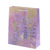 Пакет подарочный M (бумага 210г/м2, блок микс 12шт), L26 W10 H32 см, 4в.