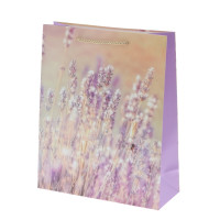 Пакет подарочный M (бумага 210г/м2, блок микс 12шт), L26 W10 H32 см, 4в.