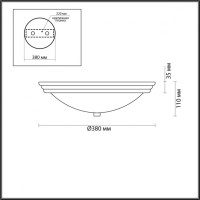 Настенно-потолочный светильник Lumion Vintage Kayla 5262/3C Настенно-потолочный светильник Lumion Vintage Kayla 5262/3C