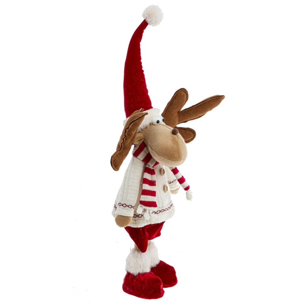 Игрушка набивная "Олень", L28 W14 H47/34 см, 2в.