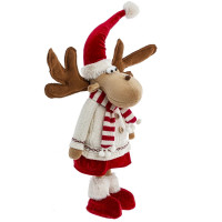 Игрушка набивная "Олень", L28 W14 H47/34 см, 2в.