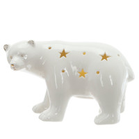 Фигурка декоративная "Медведь" с подсветкой (2хLR44), L17 W8 H11 см