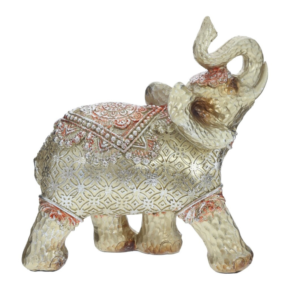 Фигурка декоративная "Слон", L15 W6,5 H14,5 см, 2в.