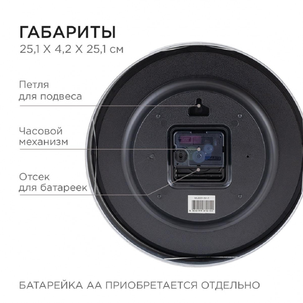 Часы настенные Apeyron ML2207-191-1