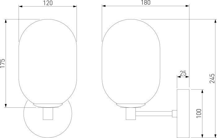 Бра Loona 60161 латунь Eurosvet
