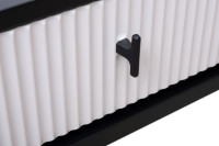 Тумбочка прикроватная Este черно-серая Тумбочка прикроватная Este черно-серая