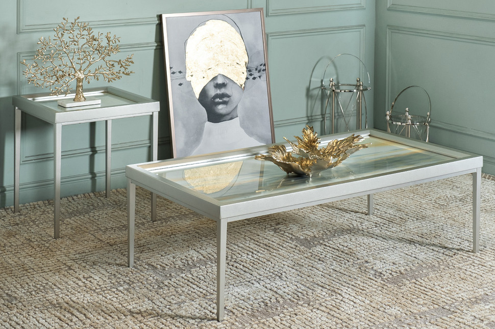 Столик журнальный Mirage серый