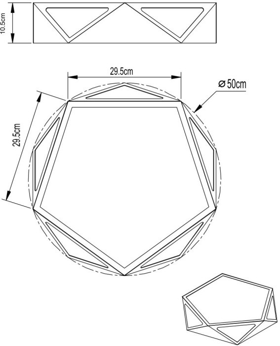 Потолочный светильник Multi-piazza A1931PL-1WH Arte Lamp