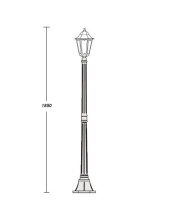Наземный фонарь  79808M Bl Oasis Light