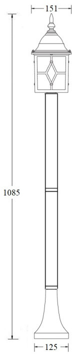 Наземный фонарь TALLIN 1L 64306 Gb Oasis Light