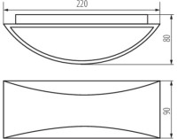 Настенный светильник уличный BISO 29261 Kanlux