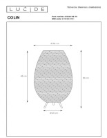 Настольная лампа Lucide Colin 03543/50/72 Настольная лампа Lucide Colin 03543/50/72