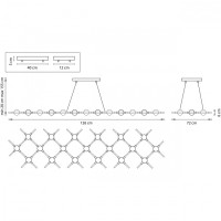 Подвесная люстра Bergamo 745347 Lightstar Подвесная люстра Bergamo 745347 Lightstar