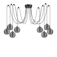 Подвесной светильник  RIGA SP8 FUME' Ideal Lux