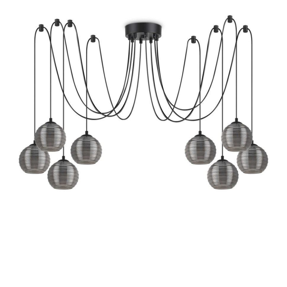 Подвесной светильник  RIGA SP8 FUME' Ideal Lux