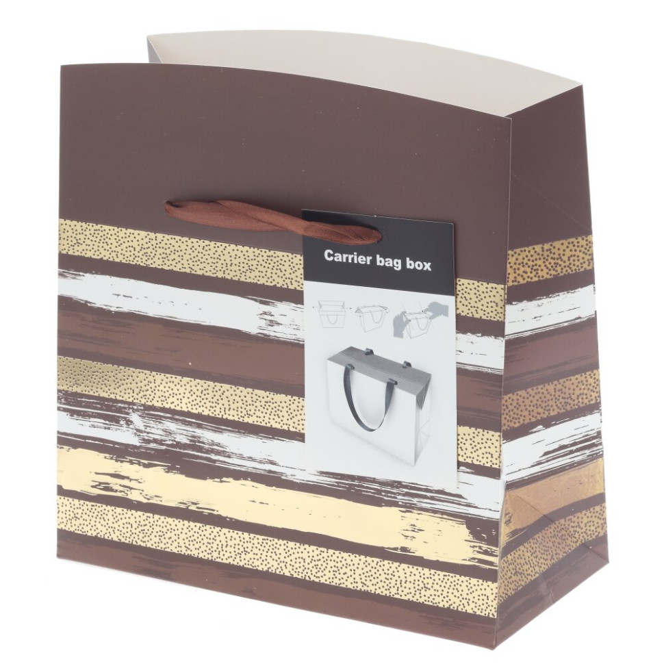 Пакет подарочный S (бумага 230г/м2, блок микс 12шт), L23 W11 H23 см, 4в.