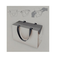 Пакет подарочный S (бумага 230г/м2, блок микс 12шт), L23 W11 H23 см, 4в.