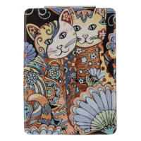 Зеркало карманное (блок 12шт), L6 W8,5 H1 см, 4в.