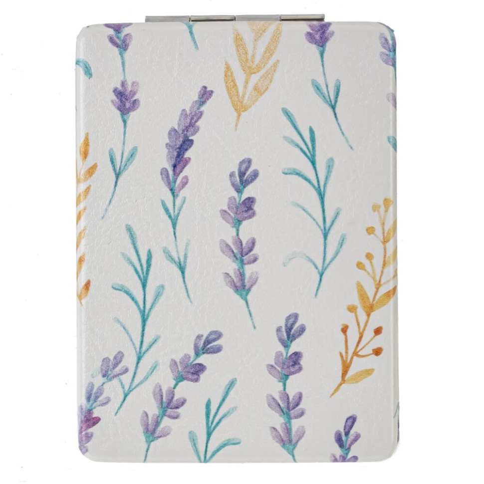 Зеркало карманное (блок 12шт), L6 W8,5 H1 см, 4в.