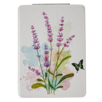 Зеркало карманное (блок 12шт), L6 W8,5 H1 см, 4в.